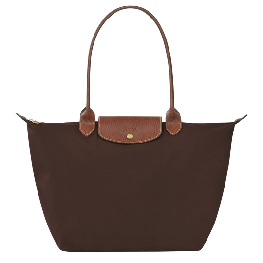 Longchamp - Large Le Pliage Tote, Brown