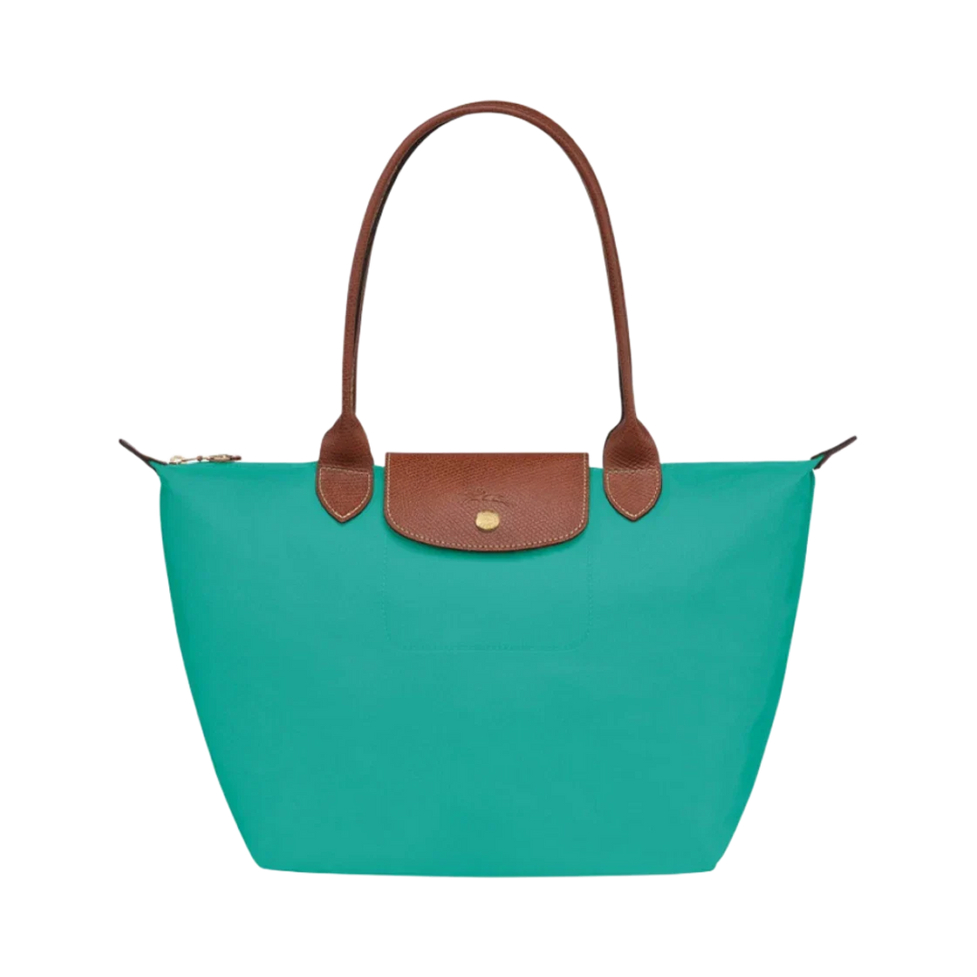 Longchamp - Large Le Pliage Tote, Turquoise